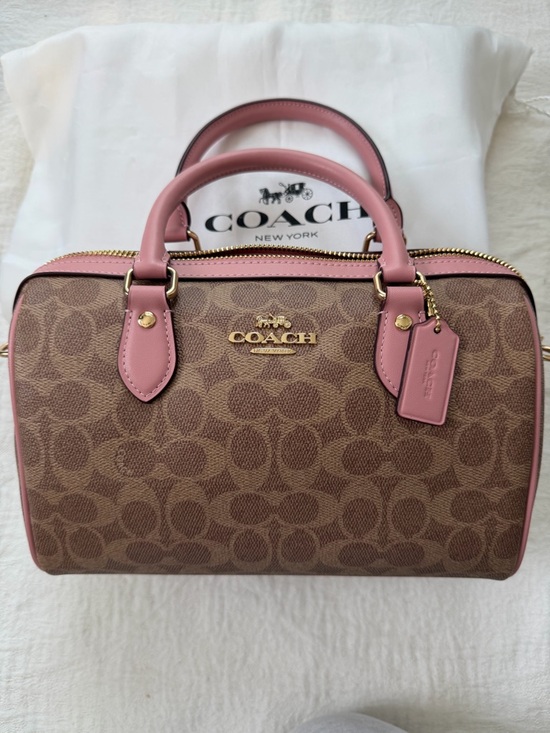 Coach Handbags - Coach Rowan Satchel Signature Canvas